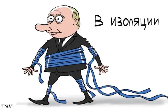 Владимир Путин / карикатура dw.com
