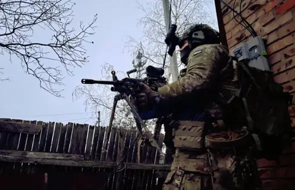 Белорусский доброволец в боях за Бахмут / t.me/belwarriors
