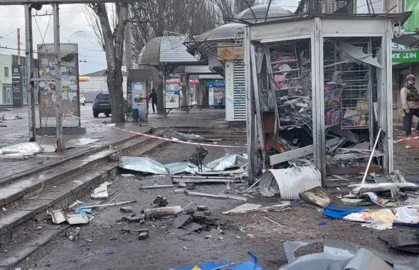 Остановка после обстрела / https://www.facebook.com/OperationalCommandSouth/
