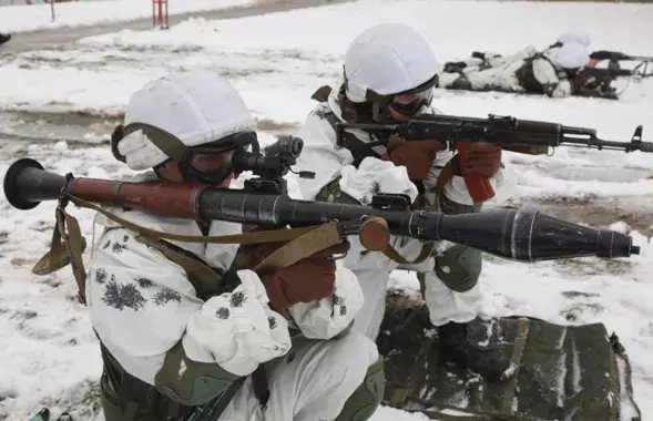 Віцебскія дэсантнікі на вучэннях / БЕЛТА

