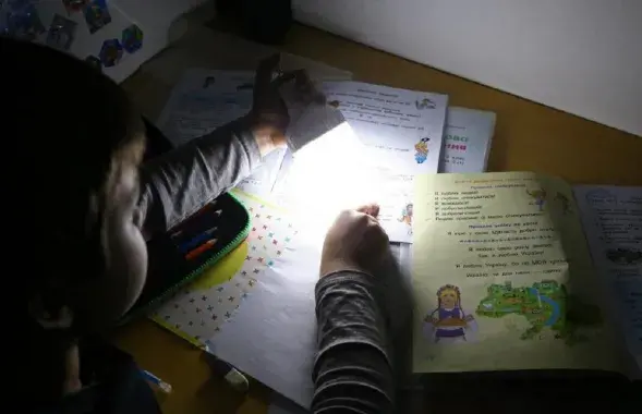 Во время отключения электричества / УНІАН
