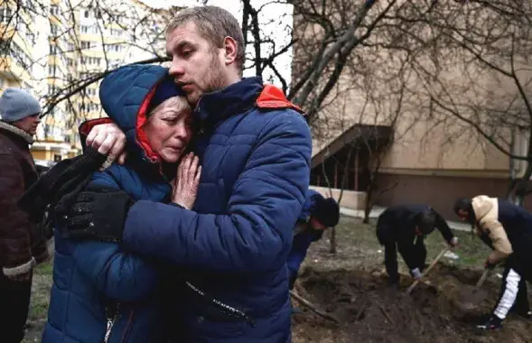 В Буче после освобождения / Reuters
