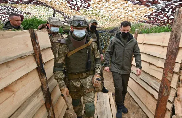 Владимир Зеленский во время поездки в Херсонскую область / president.gov.ua
