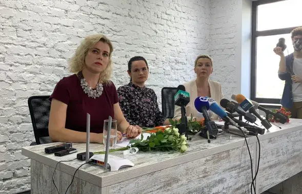 Первая пресс-конференция объединённого&nbsp;штаба Тихоновской, Бабарико и Цепкало /&nbsp; Еврорадио