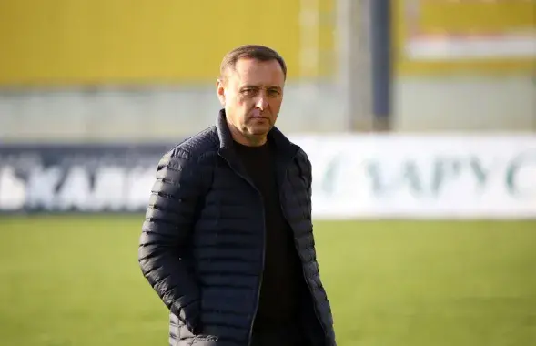 Главный тренер ФК &quot;Шахтер&quot; Олег Кубарев. Фото: vk.com/fcshakhterby