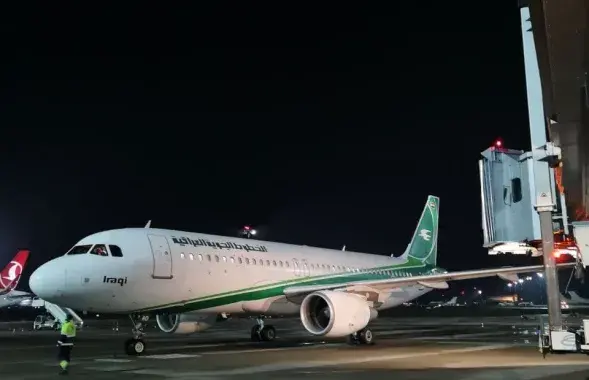 У лістападзе авіякампанія Iraqi Airways эвакуявала з Беларусі больш за 1800 іракскіх грамадзян / @MinskNationalAirport​