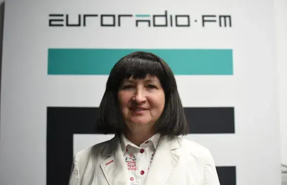 Алена Анісім ў студыі Еўрарадыё