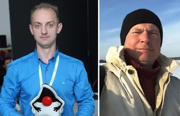 Віктар Іванчанка і Уладзімір Лобач / Еўрарадыё