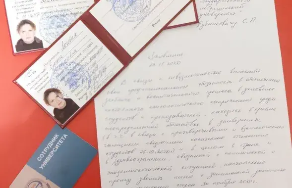 Заявление на увольнение Елены Логовой / t.me/ruparbdmu