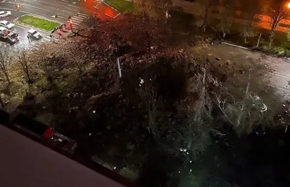 Варонка пасля выбуху ў Белгарадзе / t.me/insiderUKR
