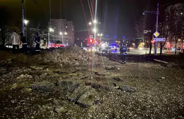 Пасля выбуху ў Белгарадзе / фота прэс-службы Вячаслава Гладкова
