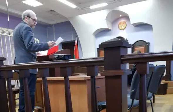 Лявон Барщевский на суде / spring96.org​