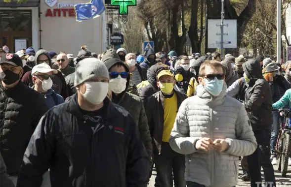 Протестующие в Бресте&nbsp;&nbsp;/ TUT.by