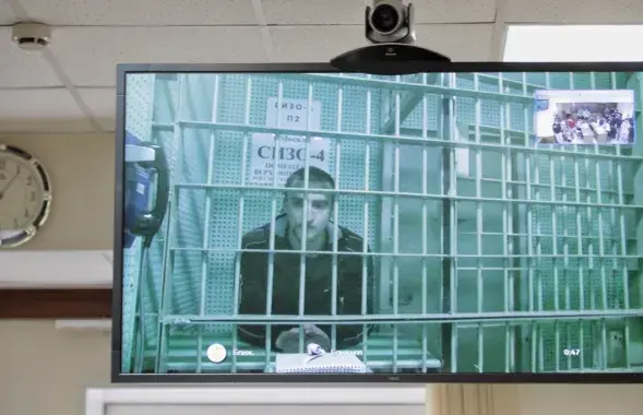 Павел Усцінаў па відэасувязі​ / &quot;Новая газета&quot;