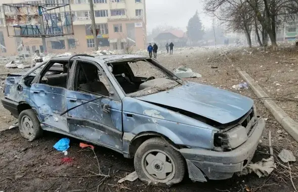 Чернигов после обстрела / Фото из соцсетей