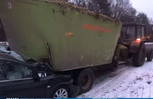 На месте аварии / vk.com/brestgai
