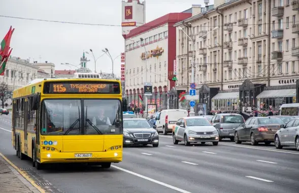 Грамадскі транспарт у Мінску / Еўрарадыё​