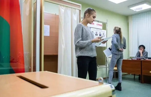 Выбарчы ўчастак у Беларусі / Еўрарадыё