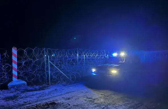 Польский патруль на границе с Беларусью​ / twitter.com/Straz_Graniczna