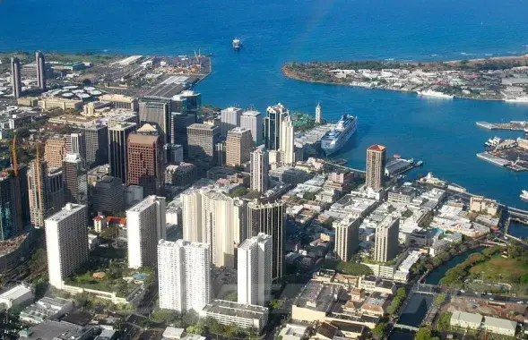 Гонолулу, столица штата Гавайи. Фото из открытых источников