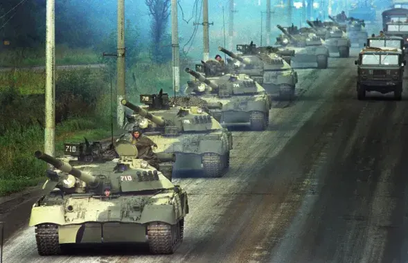 У жніўні 1991 года ў Маскву былі ўведзеныя танкі​ / Reuters