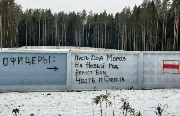 Политическое граффити / Из архива Еврорадио