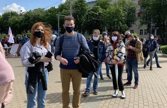 Пікет на Камароўцы / Еўрарадыё