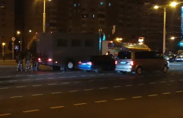 Автозак в Минске, осень 2020-го / Из архива Еврорадио​