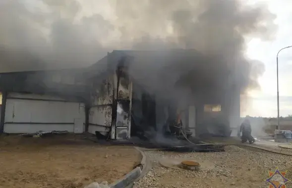 Будынак, які загарэўся / МНС​