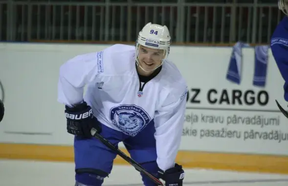 Автор единственной шайбы динамовцев Дмитрий Буйницкий. Фото: hcdinamo.by​
