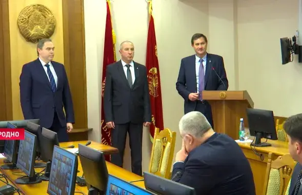 Юрый Караеў прыбыў на новае працоўнае месца / СТВ