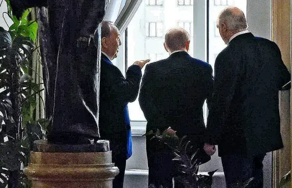 Nursultan Nazarbayev, Vladimir Putin and Aliaksandr&nbsp;Lukashenka&nbsp;/ From kommersant.ru archive