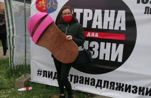 Збор подпісаў за Святлану Ціханоўскую&nbsp;ў Лідзе