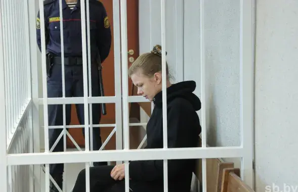 Ксения Луцкина на суде / sb.by
