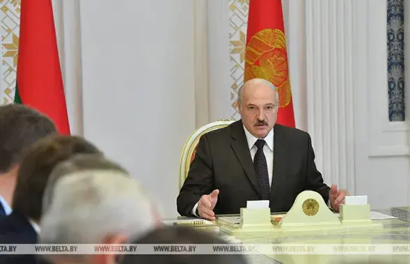 Александр Лукашенко во время совещания / БЕЛТА​