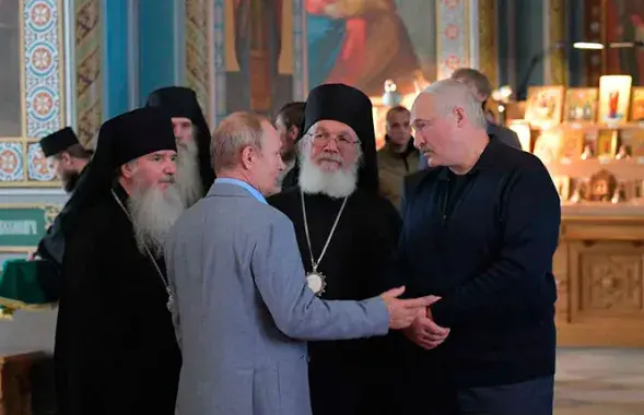 Владимир Путин и Александр Лукашенко во время посещения Валаама / president.gov.by​
