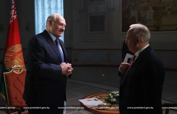 Аляксандр Лукашэнка і Стыў Розэнберг / president.gov.by​