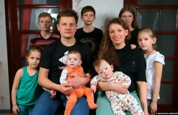 У сям&#39;і&nbsp;Якавішыных расце сямёра дзяцей / З&nbsp;асабістага архіва Алены