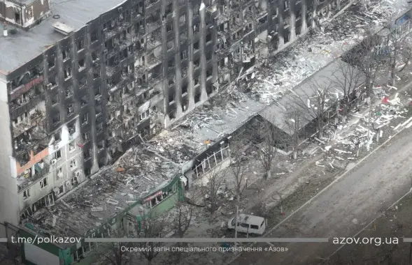 Разрушенный и сожжённый Мариуполь / Telegram