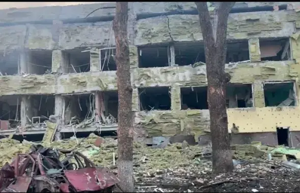 Мариупольский роддом / кадр из видео​