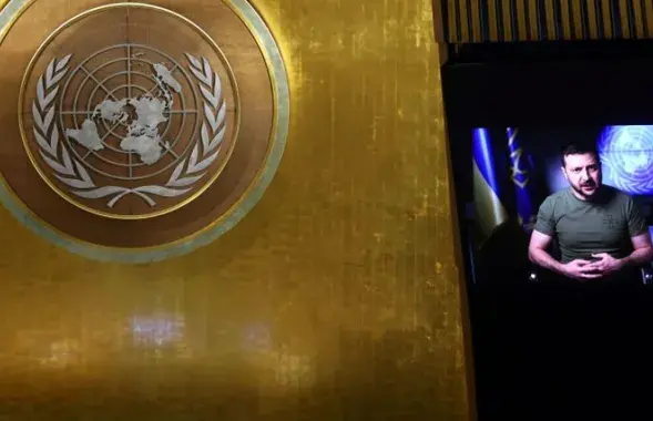 Владимир Зеленский выступил на Генассамлее ООН /&nbsp;radiosvoboda.org
