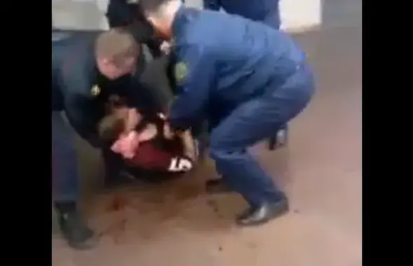 Скрин с видео с места инцидента