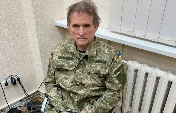 Виктор Медведчук после задержания