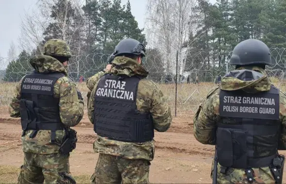 На польска-беларускай мяжы / twitter.com/Straz_Graniczna​