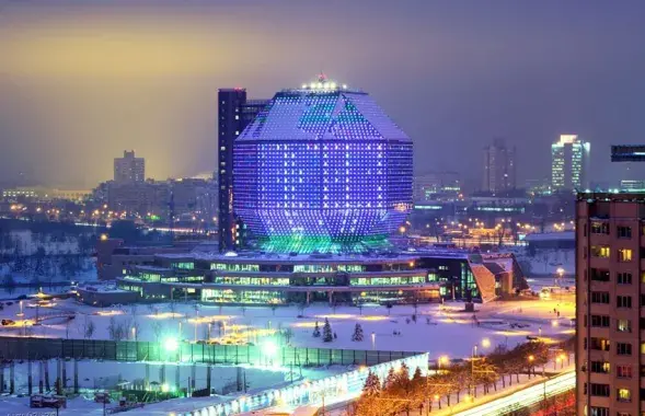 Зімовы Мінск. Фота: Interfax.by