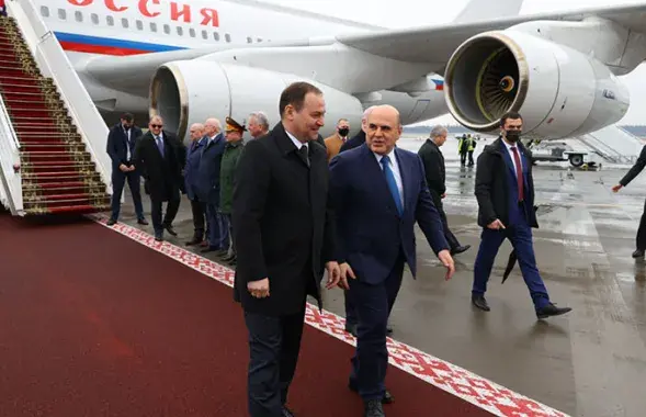 Апошні раз Міхаіл Мішусцін прылятаў у Мінск у красавіку​ / БЕЛТА