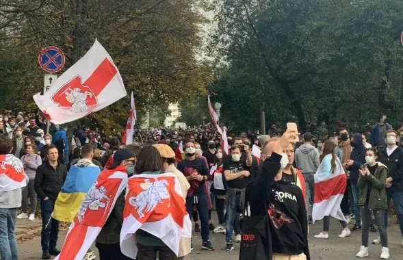 Марш 4 октября в Минске / Еврорадио