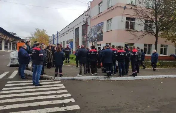 Рабочыя Мінскага маторнага завода​