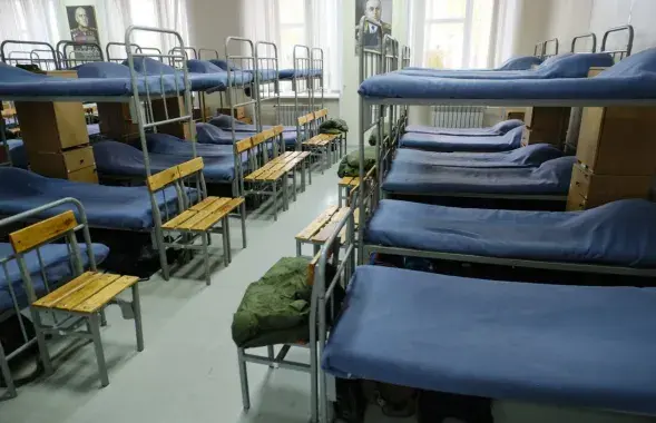 Пункт сбора мобилизованных в Новосибирске /&nbsp;@novasiberia
