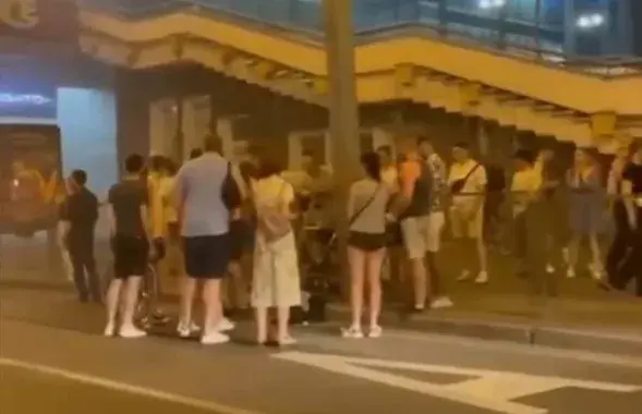 Відавочцы паведамляюць, што ў ДТЗ на Нямізе пацярпелі два чалавекі / скрыншот відэа